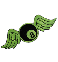GREEN 8 BALL WINGS